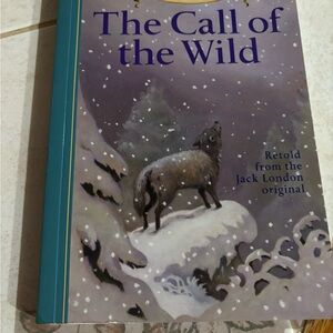 The Call of the Wild Paperback Book - Teal & Purple Cover
